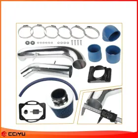 Ze1091144210725401g Cciyu Cold Air Intake System Kit Filter For Mitsubishi Galant 3.0l 1999-2003 Blue