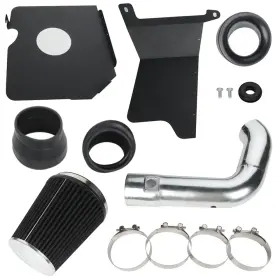 Ze1091144410725601g Cciyu Cold Air Intake System Kit Filter Fits Gmc Sierra 6.6l 2004-2005 Black