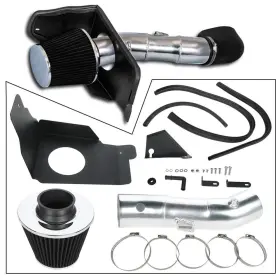 Ze784044310724501g Cciyu Cold Air Intake System Kit Filter Fits Ford Mustang 4.6l 2005-2009 Black