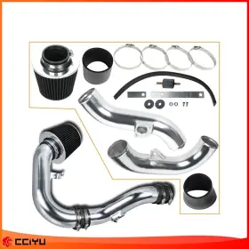 Ze957184910728201g Cciyu Cold Air Intake System Kit Filter Fits Subaru Wrx 2.5l 2002-2007 Black