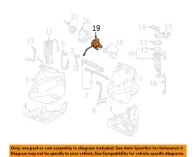 179.gm1z11 Chevrolet Corvette 2011 Fuel Filler Neck 28139