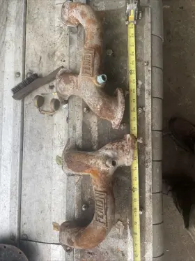603-604 Chevrolet Fenton Cast Iron Headers No Obvious Cracks Or Damage 37-48