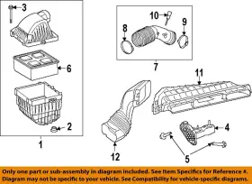 57009256aa Chrysler Oem 19-25 2500 3500 Engine Air Intake-air Inlet Tube