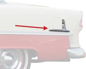 Tf400082 Classic Industries 1955 Chevy Bel Air. 150 210 Gas Tank Door Guard