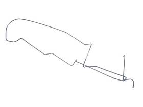 Classic Tube 9291b 1965-66 Mustang V8 5/16 Inch Steel Gas Tank To Fuel Pump Line