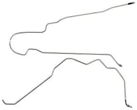 Buf1013s Classic Tube 1986-87 Buick Regal Grand National - Front To Rear Fuel Line Stainless Steel