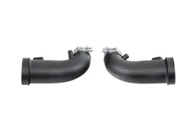 44014mt Corsa Performance Matte Carbon Fiber Air Intake Ducts For 24-25 Ford Mustang Gt 5.0l