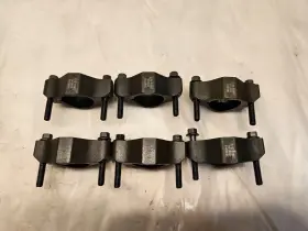 3959045 Cummins Set Of 6 8.9l Isc Isl Diesel Engine Injector Clamps Oem