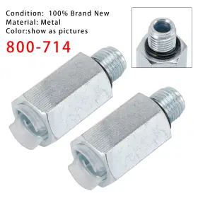 14mm-1.5 Darupsun 800-714 Transmission Line Connector - 3/8 Inch Od Tube X 2pcs