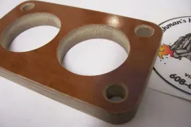 40dfev-dfav.5 Dashman Fits Weber 40mm Dfev Dfav Phenolic Insulator Riser Carburetor Spacer 40 Mm 1/2 Inch