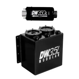6-351-35st Deatschwerks For 3.5l Modular Surge Tank Incl. 1 Dw350il In-line Fuel Pump