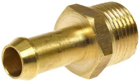 492-020.1 Dorman/autograde Brass Hose Fitting-male Connector-3/8 Inch X 3/8 Mnpt