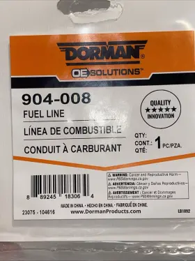 904-008 Dorman Products Engine Fuel Line For Cadillac 2013-04