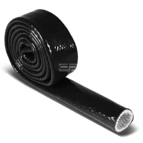 Dpt-fshft22mmbk Dpt Motorsports 7/8 Inch 22mm Fire Sleeve Silicone Woven Fiberglass Hi-temperature Resist By Feet