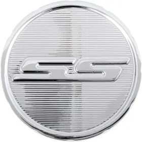 A9700206 Eddie Motorsports 1967-68 Camaro Ss Logo Engraved Billet Gas Cap With Polished Finish