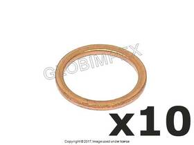 Elring Klinger 110.353 Porsche 1965-1995 Copper Washer 12 X 15.5 1.5 Mm Set Of 10