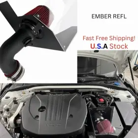 Kd4172bk Ember Refl Cold Air Intake System With Heat Shield Bmw F30 F32 F20 F22 430i 2016-2019 B48