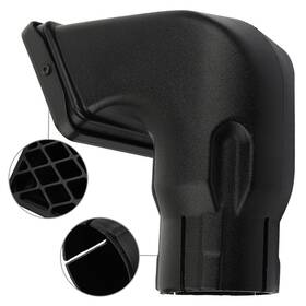 Ewaymotor Ew161944a01 Inlet Head 3 Inch Snorkel Fit Off Road Mudding Universal Car Replacement Black