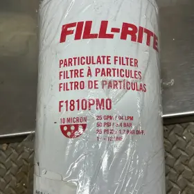 F1810pm0 Fill-rite F1810pmo 1 In 18 Gpm 10 Micron 50 Psi Particulate Spin On Fuel Filt