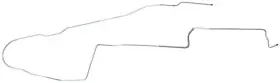 9291p Fine Lines 1963-64 Ford Falcon/mercury Comet Convertible 260/289 8-cylinder Fuel Tank To