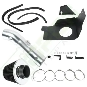 Fl10709cn245p Flatroad Cold Air Intake Kit And Filter For Ford 2005-2009 Mustang Gt 4.6l V8 Black