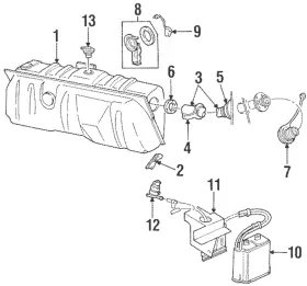F2vy-9a407-aa Ford Genuine Fuel Pump