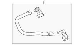 Ford Jr3z-6a664-a Genuine Pcv Tube