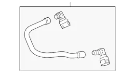 Jr3z-6a664-a Ford Genuine Pcv Tube