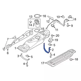 Ml3z-9054-d Ford Genuine Support Strap
