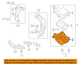 Cv6z9a612b Ford Oem 13-19 Escape Focus Enginetransaxle Air Intake-lower Housing