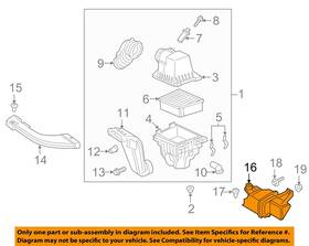 Ford Oem Gn1z9b659g 18-22 Ecosport Enginetransaxle Air Intake-resonator
