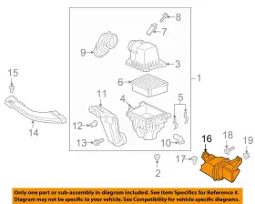 Gn1z9b659g Ford Oem 18-22 Ecosport Enginetransaxle Air Intake-resonator