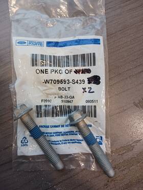 Ford W709593-s439 Genuine Support Strap Bolt W709593s439 Pack Of 2