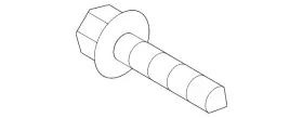 W712403-s439x Ford Genuine Engine Air Intake Hose Screw