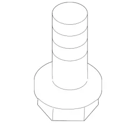 W716198-s439 Ford Genuine Tank Strap Bolt
