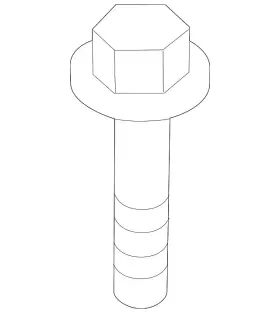 11549031 Gm Genuine Air Cleaner Housing Cover Bolt