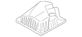 13424568 Gm Genuine Air Cleaner Housing Cover