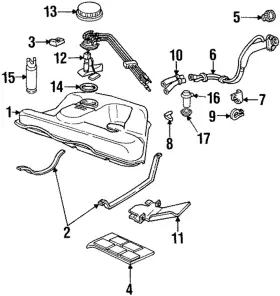 25663607 Gm Genuine Filler Shield