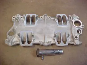 3768233 Gm Original Corvette Fuel Injection Adapter Manifold Dated 10-27-60