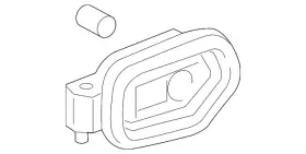 84378814 Gm Genuine Fuel Tank Filler Pipe Housing