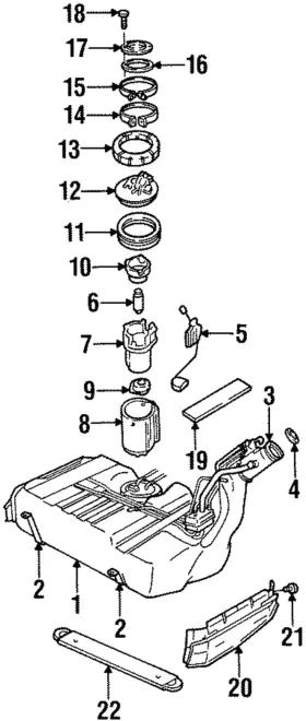 90493507 Gm Genuine Reinforcement F/tnk Supt