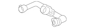 12642631 Gm Genuine Parts Positive Crankcase Ventilation Pcv Tube
