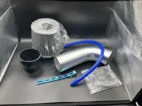 In-rl-si-016bu Gsp Racing New Universal 3 Inch Blue Short Ram Air Intake Kit Filter Open Box Never Used