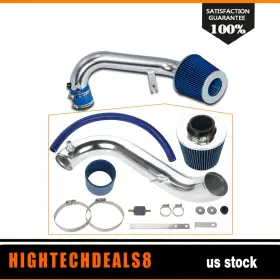 High107271g01 Hightechdeals8 2.65 Inch Fits 2001-2005 Honda Civic With 1.7l Cold Air Intake Kit &filter