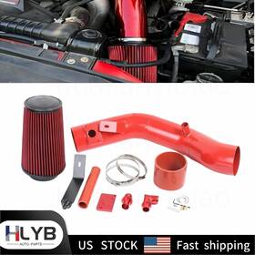 Hlyb-auto-parts As-icp005-rd-rd Red Cold Air Intake Kit New For Ford F250 F350 6.0l Powerstroke Diesel 2003-2007