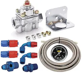 12-804k Holley Carbureted Fuel Pressure Regulator Plumb Kit