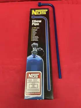 16160nos Holley 90 Degree Nitrous Nos Bottle Blowdown Tube - Blue