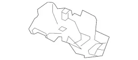 17733-snf-a00 Honda Genuine Cover Floor Lower