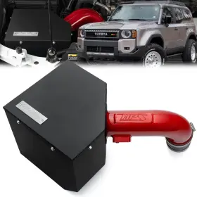 827-786r Hps Performance Red Shortram Air Intake Heat Shield Kit For 24 Toyota Land Cruiser 2.4t
