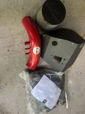 827-636r-2 Hps Performance Products Cold Air Intake Kit For 89-95 Toyota Pickup 3.0l V6 Includes Heat Shield Red